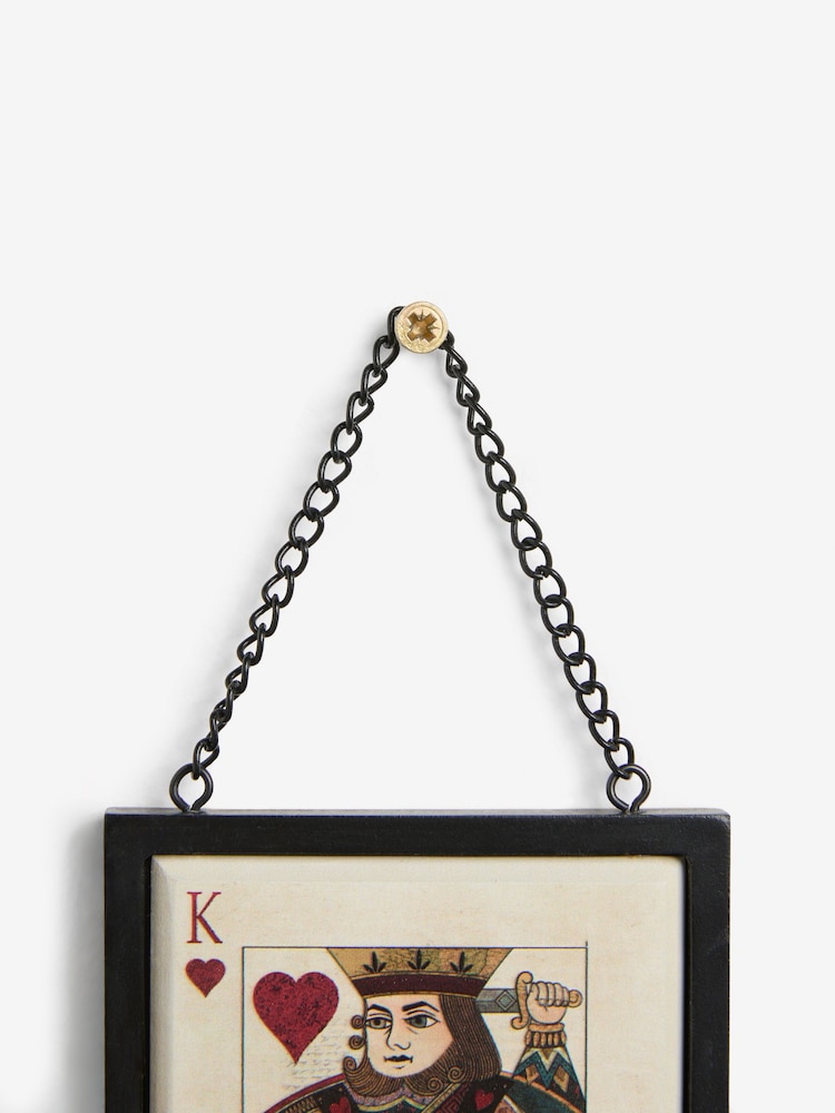 Set de 2 Queen și King Playing Cards Hanging Signs - Image 4 of 4