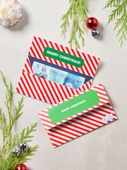 6 Pack Festive Food Christmas Money Cards - Image 2 of 4