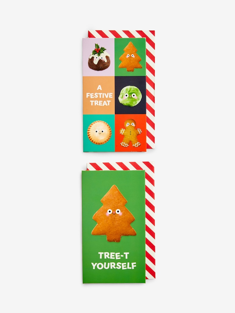 6 Pack Festive Food Christmas Money Cards - Image 4 of 4