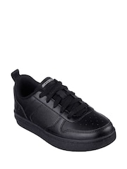 Skechers Black Smooth Street Genzo School Trainers - Image 2 of 5