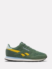 Reebok Green Classic Leather Trainers - Image 1 of 5