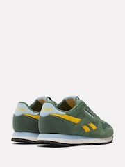 Reebok Green Classic Leather Trainers - Image 3 of 5