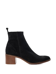 Dune London Black Paprikaa Unlined Almond Toe Boots - Image 3 of 6