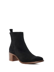Dune London Black Paprikaa Unlined Almond Toe Boots - Image 4 of 6