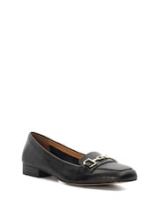 črna - Dune London Graice Low Block Square Toe mokasini - Slika 5 iz 7