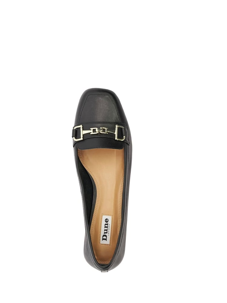 črna - Dune London Graice Low Block Square Toe mokasini - Slika 7 iz 7 črna - Dune London Graice Low Block Square Toe mokasini - Slika 7 iz 7