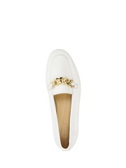 Dune London White Chain Trim Smith Loafers - Image 6 of 6