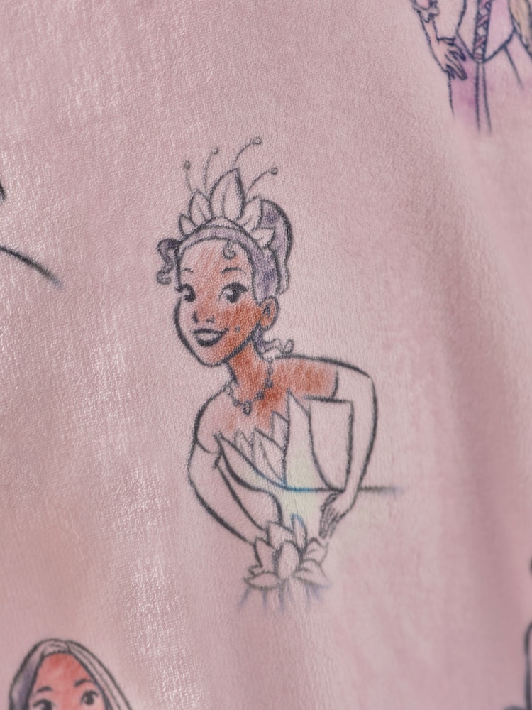 Pink Disney Princess Super Soft Fleece Throw Blanket - Image 3 of 3