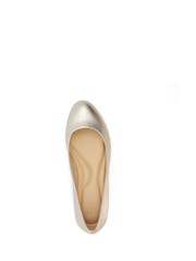 Dune London Gold Bracket Low Heel Comfort Courts - Image 6 of 6