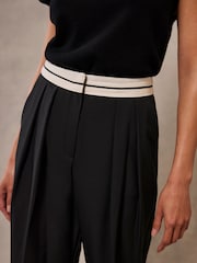 Mint Velvet Black Wide Leg Trousers - Image 5 of 8