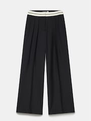 Mint Velvet Black Wide Leg Trousers - Image 7 of 8