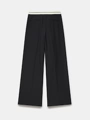 Mint Velvet Black Wide Leg Trousers - Image 8 of 8