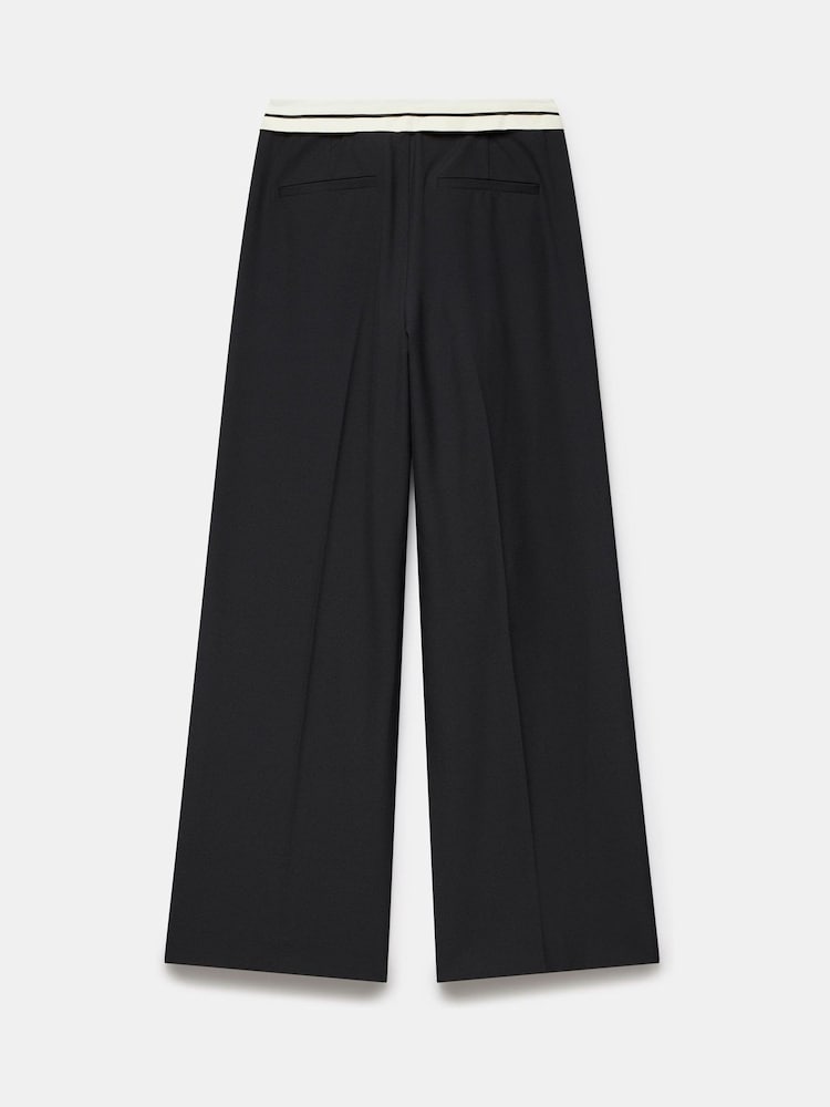 Mint Velvet Black Wide Leg Trousers - Image 8 of 8