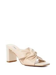 Cream - Dune London Maizing Weiche Pantoletten mit Knotendesign - Bild 4 von 6