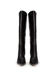 Tony Bianco Black Apollo Calf Boot - Image 2 of 3