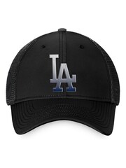 Fanatics MLB Los Angeles Dodgers Iconic Gradient Structured Black Trucker Cap - Image 3 of 4
