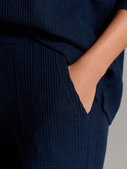 B By Ted Baker Navy Waffle Joggers - Image 6 of 9