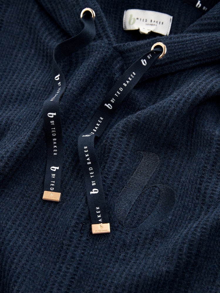 B By Ted Baker Waffle Hoodie - Image 8 of 8