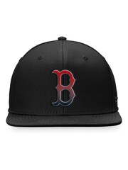 Fanatics Red MLB Boston Red Sox Iconic Gradient Snapback Cap - Image 3 of 4