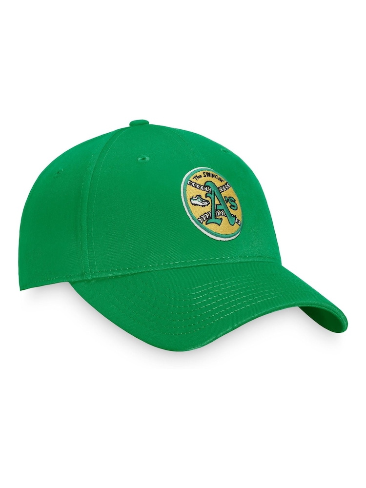 adidas Green MLB Oakland Athletics Core Coop Structured Adjustable Cap - Image 1 of 4