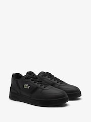 Schwarz - Lacoste White/Green T-Clip Trainers - Bild 6 von 6