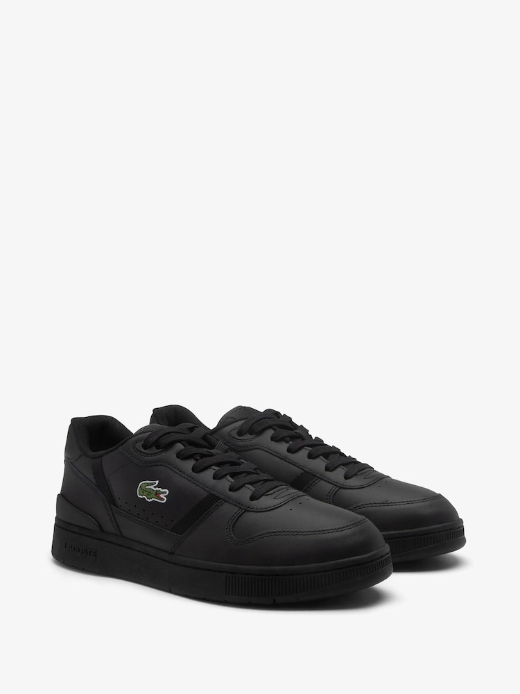 Schwarz - Lacoste White/Green T-Clip Trainers - Bild 6 von 6