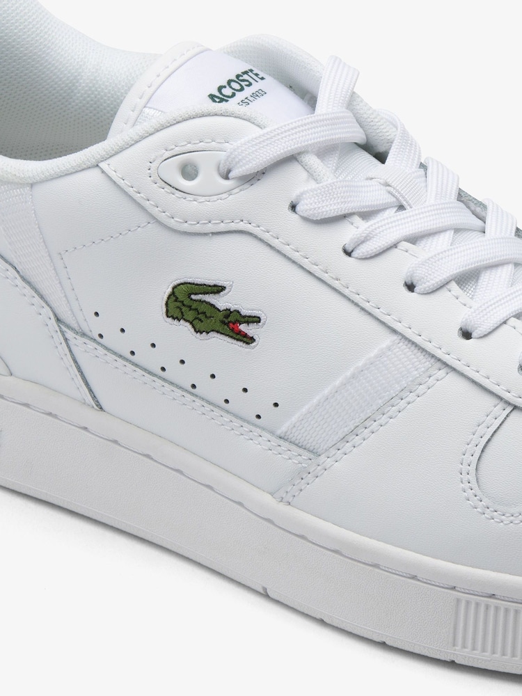 Lacoste T-Clip Lace-Up Logo Trainers - Image 6 of 6