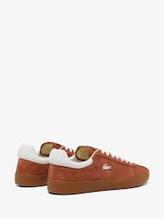 Lacoste Baseshot Brown Trainers - Image 3 of 6