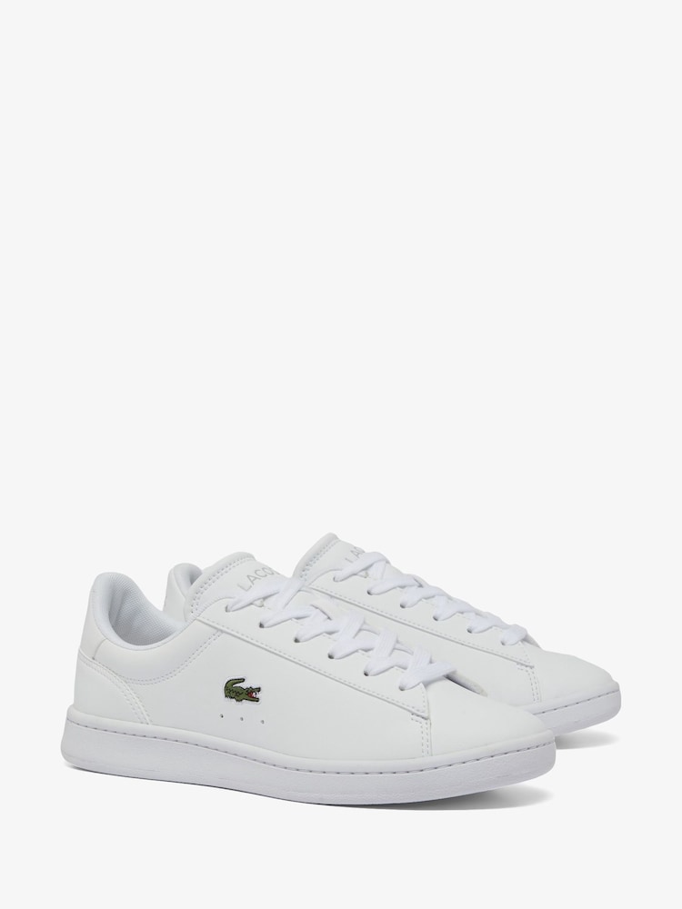 Lacoste Carnaby White Trainers - Image 2 of 6 Lacoste Carnaby White Trainers - Image 2 of 6