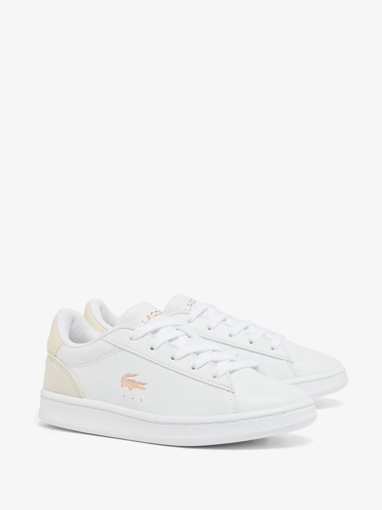 Lacoste Carnaby White Trainers - Image 2 of 6