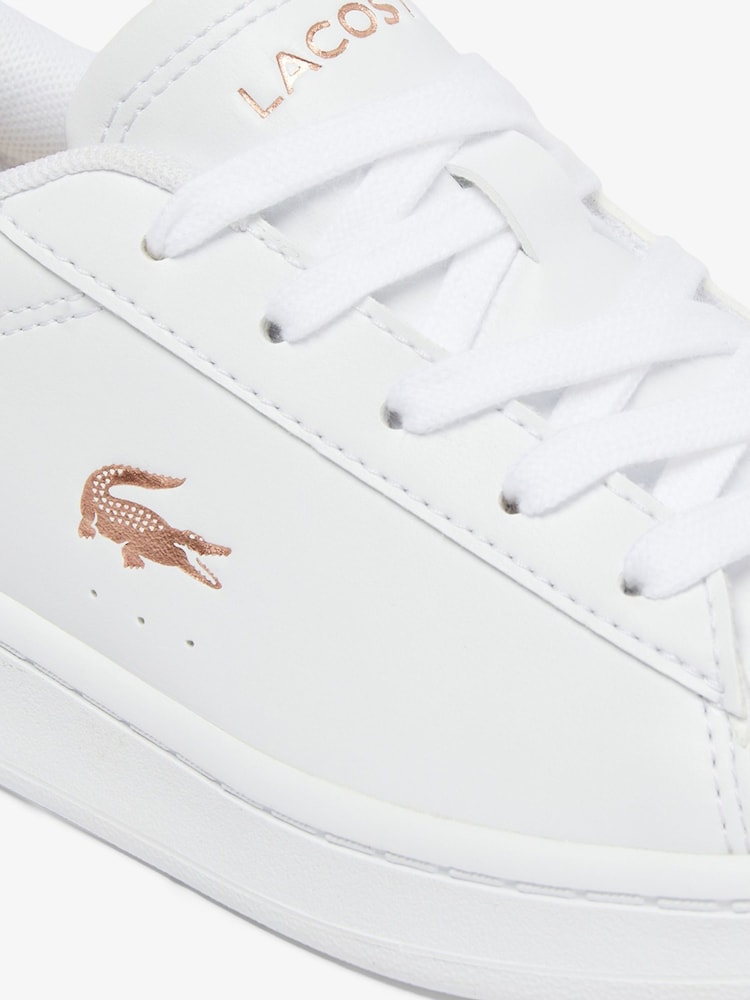 Lacoste Carnaby White Trainers - Image 6 of 6