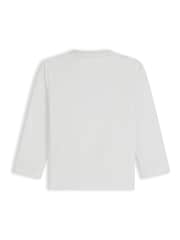 Tommy Hilfiger White Rope Logo Jersey Long Sleeve T-Shirt - Image 2 of 3