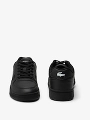 Czarne trampki Lacoste T-clip z logo i sznurowaniem - Image 4 of 6