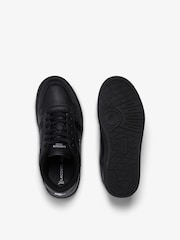 Czarne trampki Lacoste T-clip z logo i sznurowaniem - Image 5 of 6