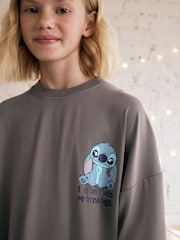 Grey/Purple Lilo & Stitch License Nighties 2 Pack (3-14yrs) - Image 4 of 8