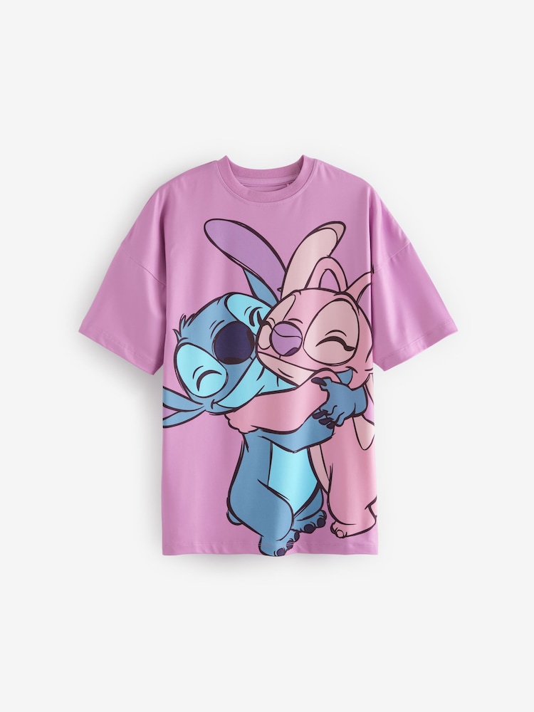 Gris/Violet - Lilo & Stitch Licence Nighties 2 Lot (3-14ans) - Image 7 of 8