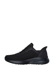 Skechers Black Bobs Squad Chaos Daily Hype Slip In Trainers - Image 2 of 5