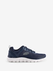 Skechers Navy Track Broaders Trainers - Image 1 of 6