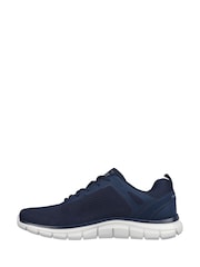 Skechers Navy Track Broaders Trainers - Image 3 of 6