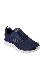 Skechers Navy Track Broaders Trainers - Image 4 of 6
