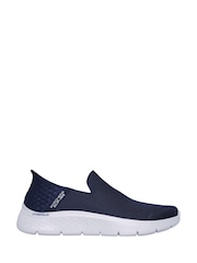 Skechers Navy Go Walk Flex Slip In Trainers - Image 1 of 5