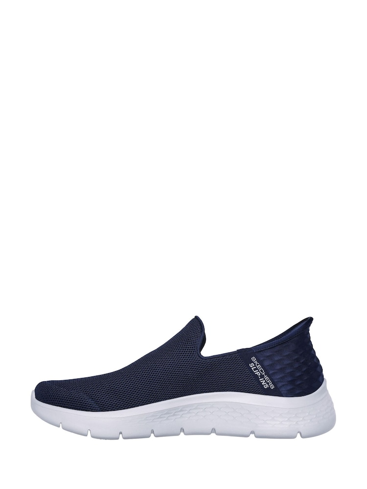 Skechers Navy Go Walk Flex Slip In Trainers - Image 2 of 5 Skechers Navy Go Walk Flex Slip In Trainers - Image 2 of 5
