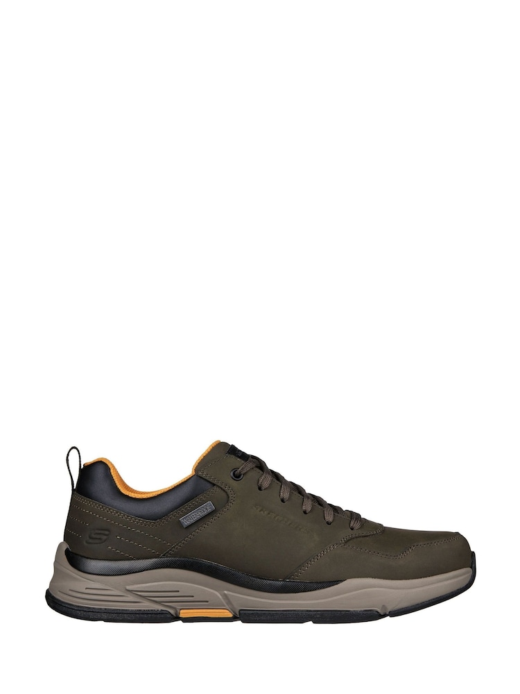 Skechers Green Mens Benago Hombre Trainers - Image 1 of 5