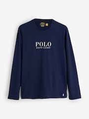 Polo Ralph Lauren Blue Polo Liquid Cotton Top - Image 1 of 1