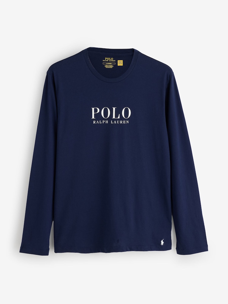 Polo Ralph Lauren Blue Polo Liquid Cotton Top - Image 1 of 1 Polo Ralph Lauren Blue Polo Liquid Cotton Top - Image 1 of 1