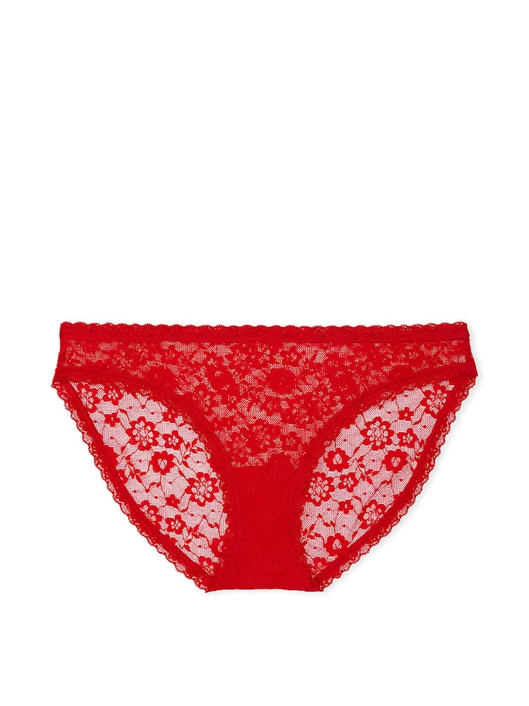 Victoria's Secret Lipstick Red Bikini Knickers - Image 3 of 3