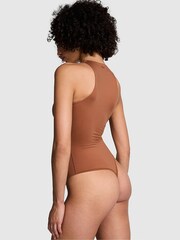 Victoria's Secret PINK Caramel Brown Soft Stretch Tank Bodysuit - Image 2 of 4