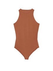 Victoria's Secret PINK Caramel Brown Soft Stretch Tank Bodysuit - Image 4 of 4