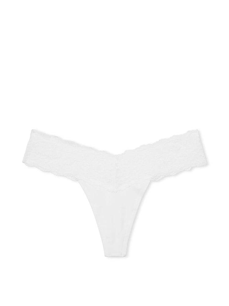 Victoria's Secret White Posey Lace Knickers - Image 3 of 3