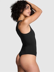 Victoria's Secret PINK Pure Black Soft Stretch Tank Bodysuit - Image 2 of 4
